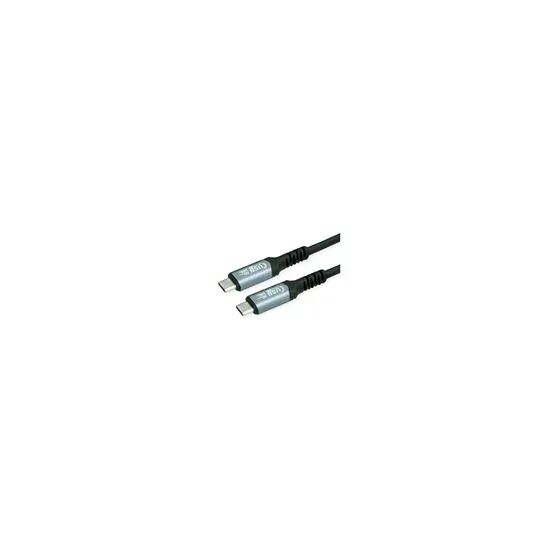 VALUE Cable USB4 Gen3x2, with Emark, C–C, M/M, 8K UHD-2, 40Gbit/s, 240W, black, 0.8 m