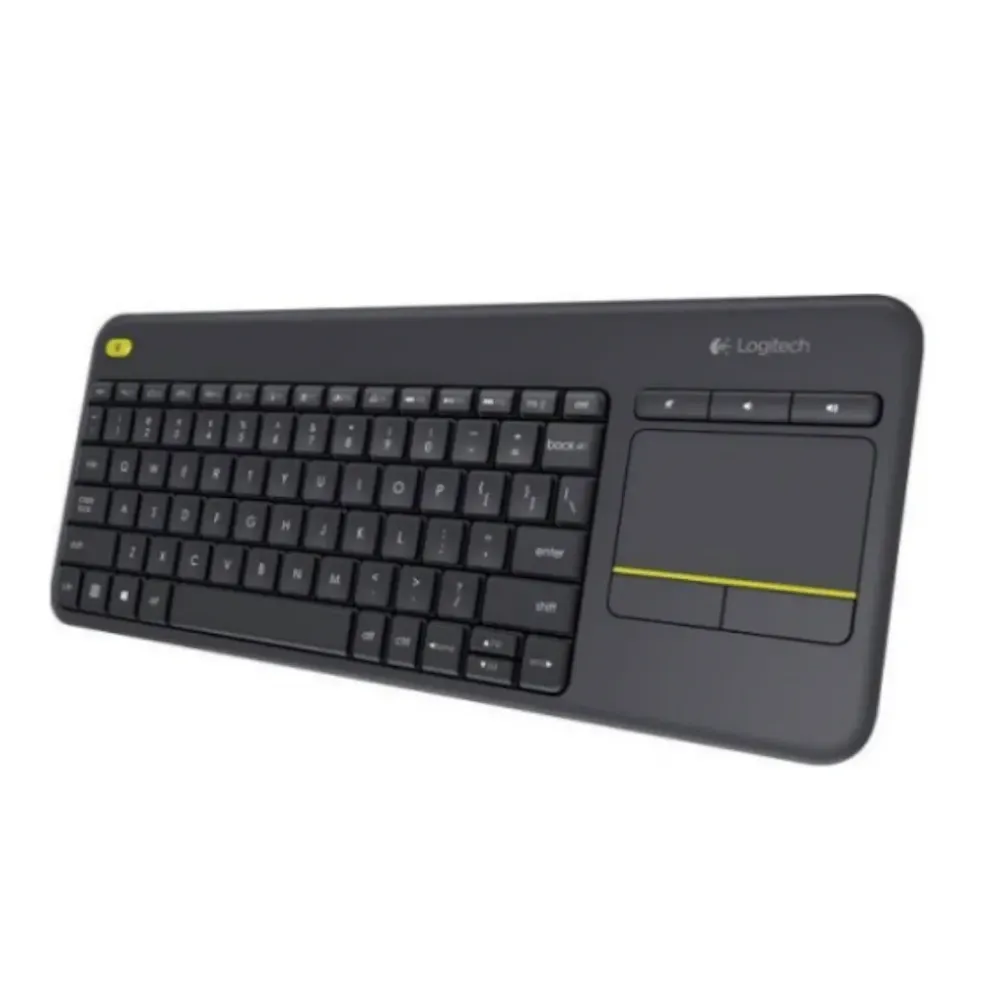 LOGITECH K400 Plus Wireless Touch Keyboard Black YU