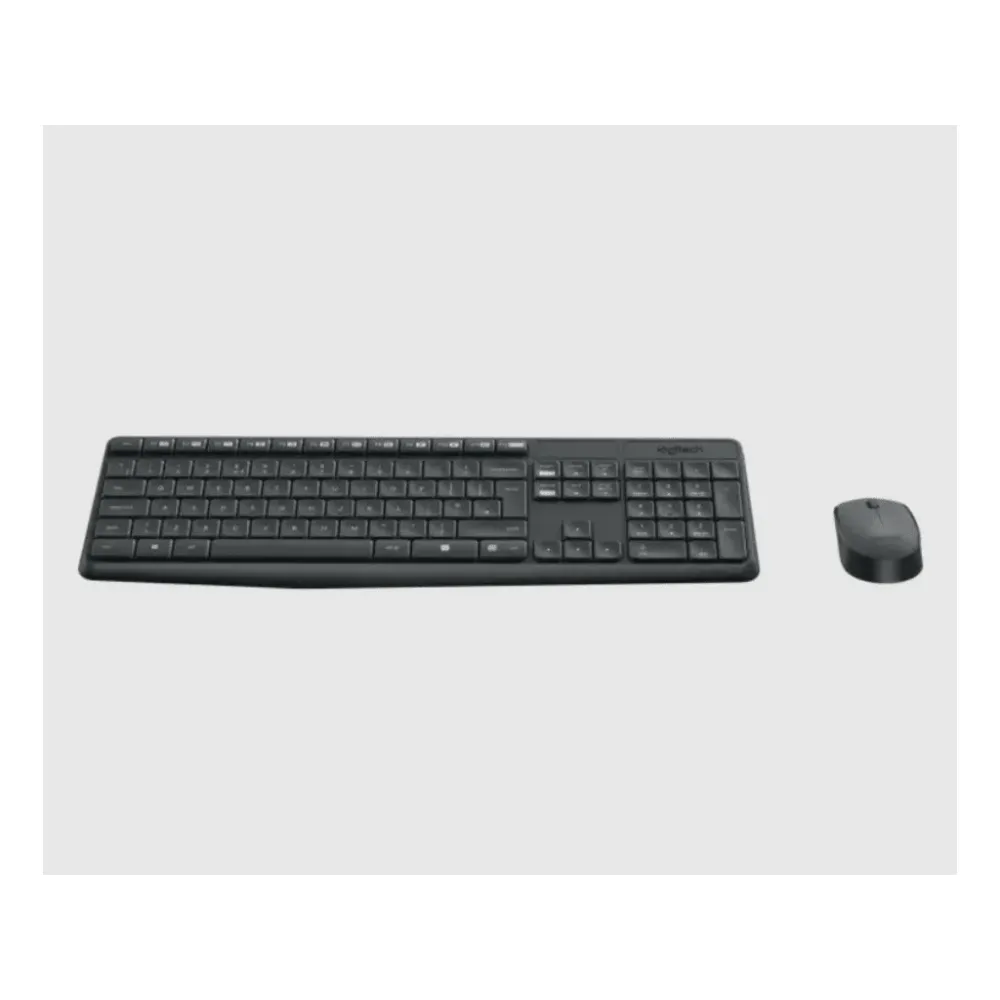 LOGITECH MK235 Wireless Desktop - Tastatura + Miš, USB, US