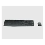LOGITECH MK235 Wireless Desktop - Tastatura + Miš, USB, US