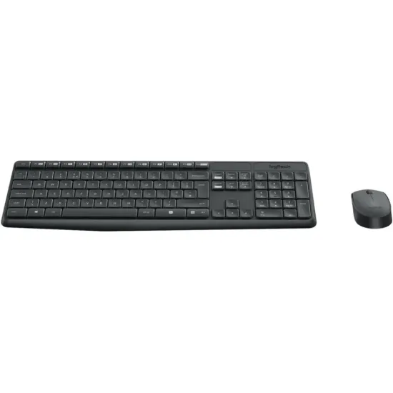 LOGITECH MK235 Wireless Desktop - Tastatura + Miš, USB, US
