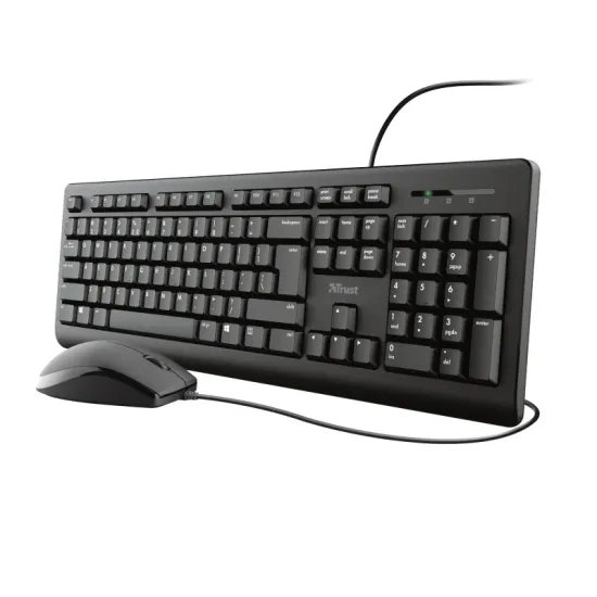 TRUST PRIMO Wired Keyboard And Mouse Set, YU Layout