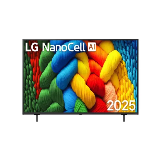 LG 55NANO80A3B LED TV 55 ultra HD, Nano cell, WebOS 25 smart, a7 AI Processor 4K Gen8, magic remote