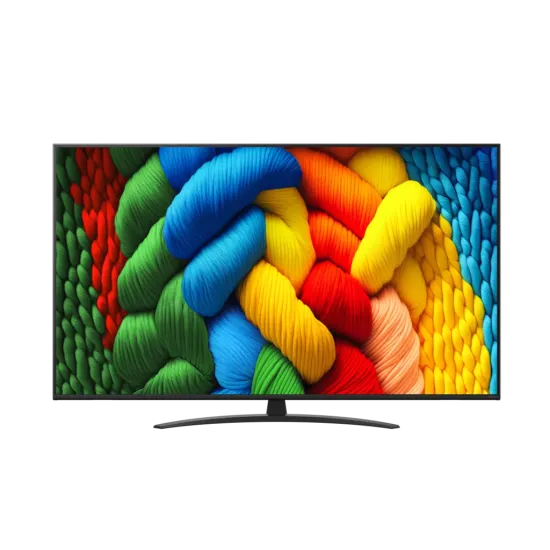 LG 65NANO81A3A LED TV 65 ultra HD, NanoCell, WebOS 25 smart, Alpha7 AI CPU 4K Gen8, magic remote