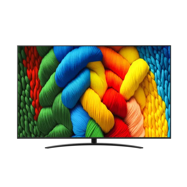 LG 86NANO81A3A LED TV 86 ultra HD, NanoCell, WebOS 25 smart, Alpha7 AI CPU 4K Gen8, magic remote