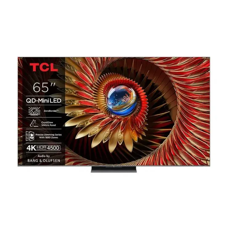 TCL 65C8K QD-mini LED TV 65 , Google TV OS, refresh rate 144Hz, Bang&Olufsen audio, ZeroBorder