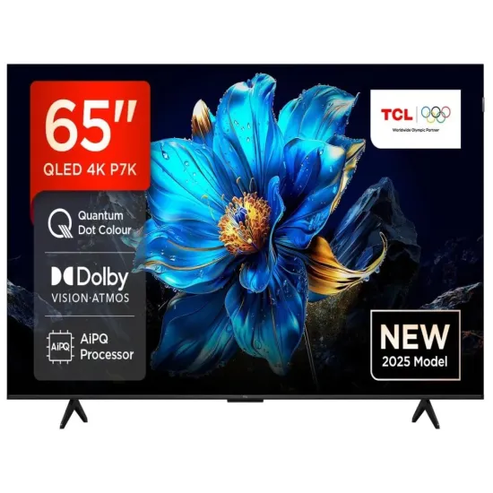 TCL 65P7K QLED TV 65 ultra HD, Google TV smart, AiPQ processor, Dolby Atmos,slim dizajn(bez okvira)