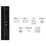 TCL 65P7K QLED TV 65 ultra HD, Google TV smart, AiPQ processor, Dolby Atmos,slim dizajn(bez okvira)