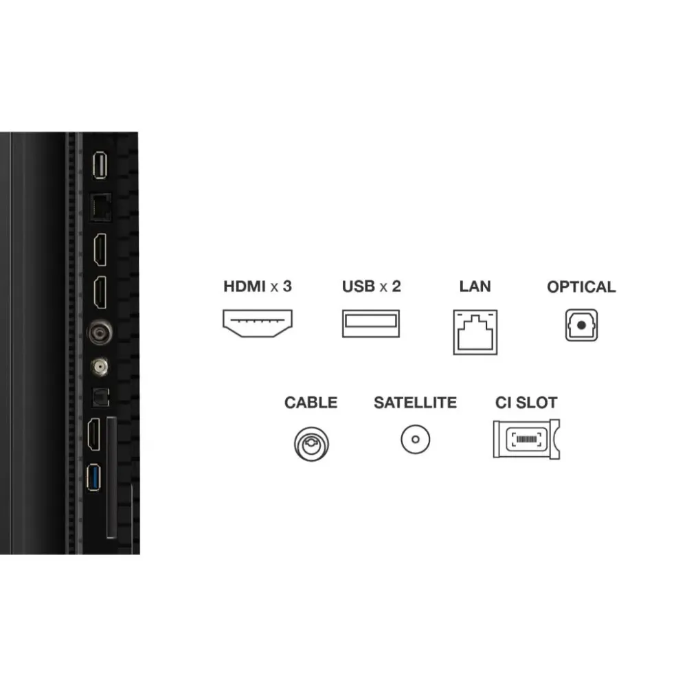 TCL 65P7K QLED TV 65 ultra HD, Google TV smart, AiPQ processor, Dolby Atmos,slim dizajn(bez okvira)