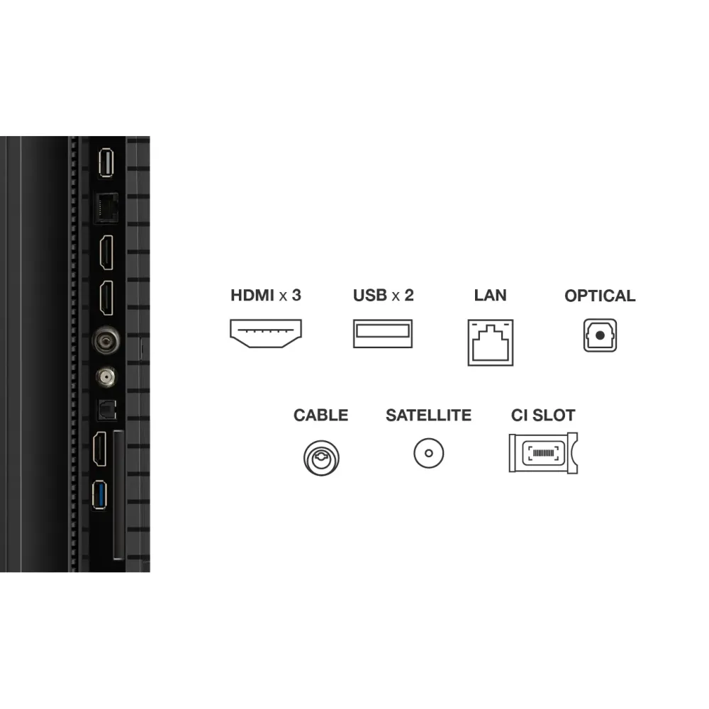 TCL 75P7K QLED TV 75 ultra HD, Google TV smart, AiPQ processor, Dolby Atmos,slim dizajn(bez okvira)