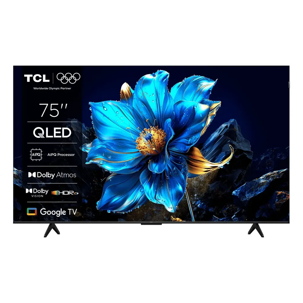 TCL 75P7K QLED TV 75 ultra HD, Google TV smart, AiPQ processor, Dolby Atmos,slim dizajn(bez okvira)