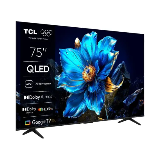TCL 75P7K QLED TV 75 ultra HD, Google TV smart, AiPQ processor, Dolby Atmos,slim dizajn(bez okvira)