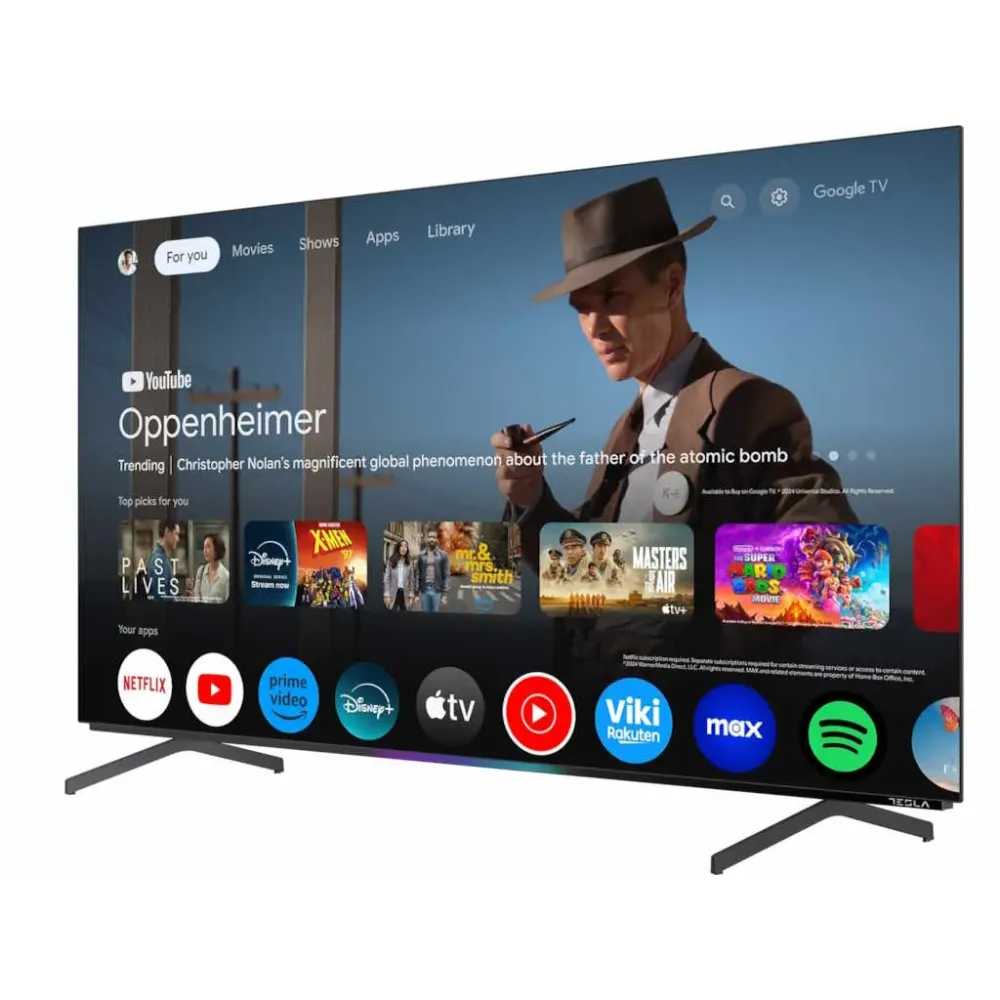 Tesla O65S949GUS OLED TV 65 ultra HD, Google TV Smart, 120HZ refresh rate, 2.1.2 sound system