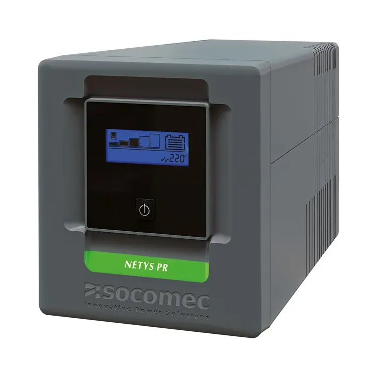 Socomec UPS NeTYS PR-MT 1000VA/700W 230V 50/60Hz, AVR, RJ45, USB, LCD, Line interactive, Sinewave