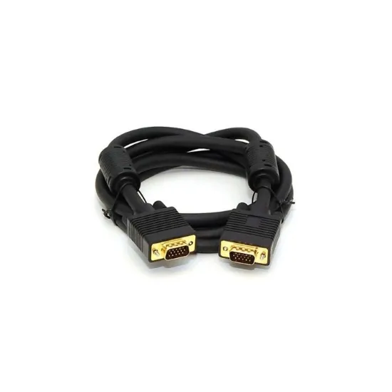 Kabl VGA M/M 1.8m HQ feritno jezgro crni
