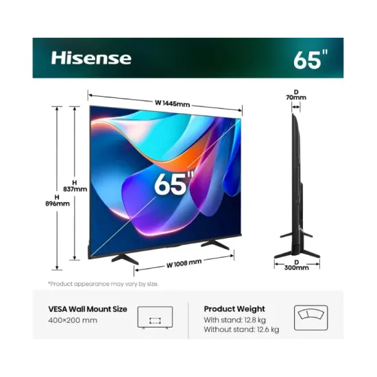 65 inča 65A6S 4K UHD LED Smart TV