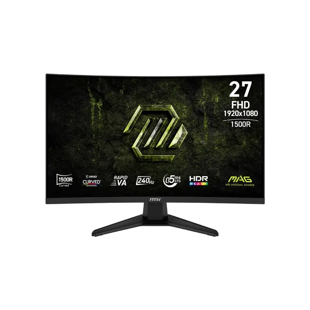 27 inča MAG 275CF X24 FHD 1920x1080 Rapid VA 240 Hz zakrivljeni gaming monitor