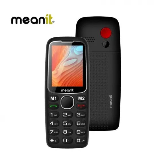 MeanIT MOBILNI TELEFON SENIOR 10 PLUS -CRNI
