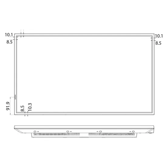 32 inča 32DM66D FHD 500 nita Digital Signage Display - 24/7 Operation
