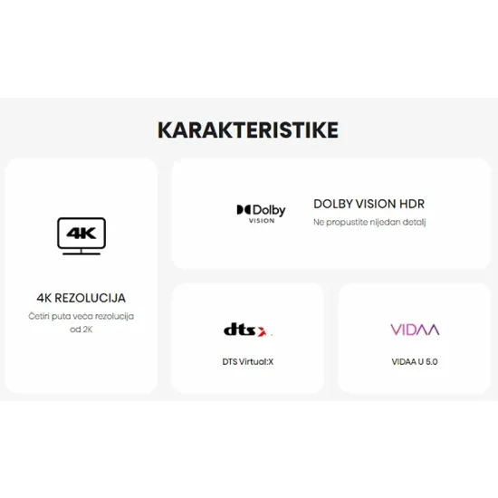 43 inča 43A6BG LED 4K UHD Smart TV outlet