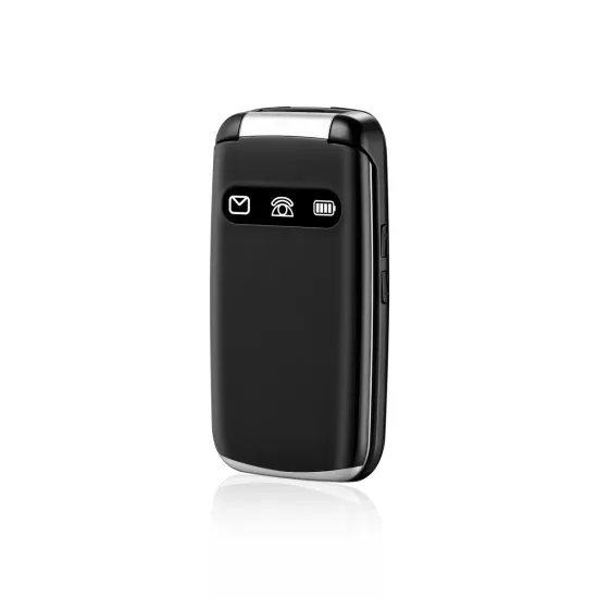 MeanIT Mobilni telefon SENIOR Flip Max-Crni
