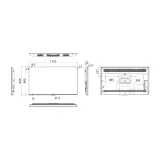 50 inča 50DP30FE 4K UHD 350 nita Digital Signage Display - 16/7 Operation