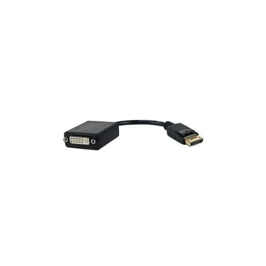 Adapter - konvertor DisplayPort (M) to DVI-I (F) crni