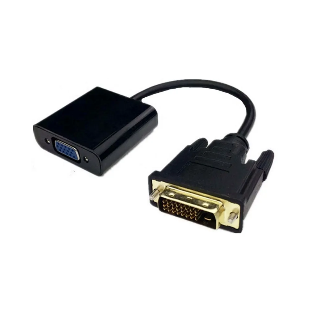 Adapter DVI-D (M) - VGA (F) crni
