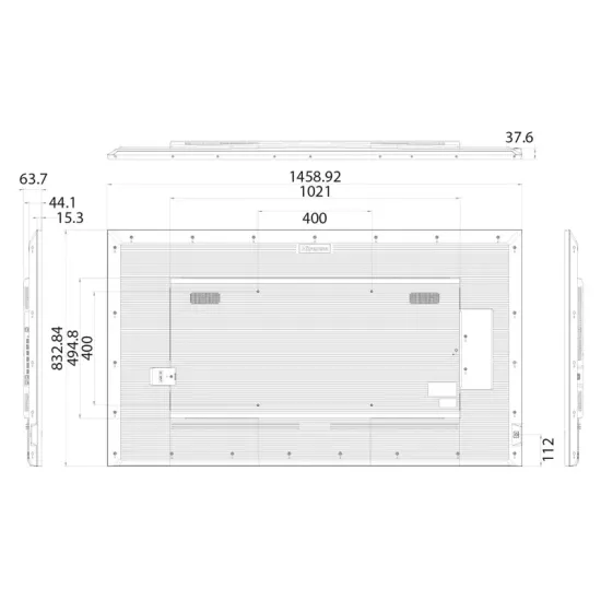 65 inča 65GM50D 4K UHD 500 nita Digital Signage Display - 18/7 Operation