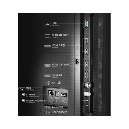 85 inča 85U7Q PRO ULED Mini-LED 4K UHD Smart TV