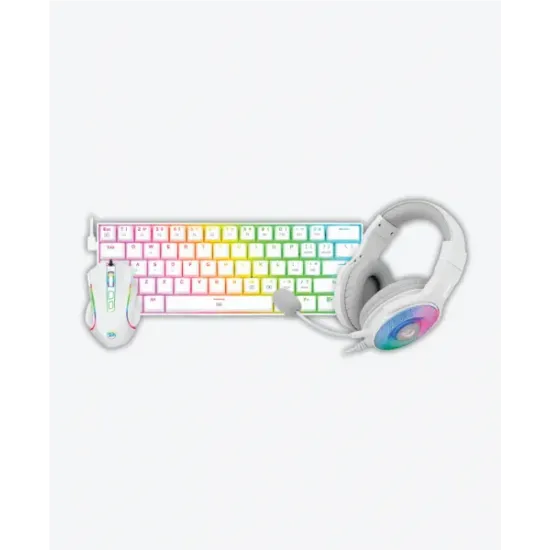 Redragon 3 in 1 Combo S129W keyboard, mouse and headphones
