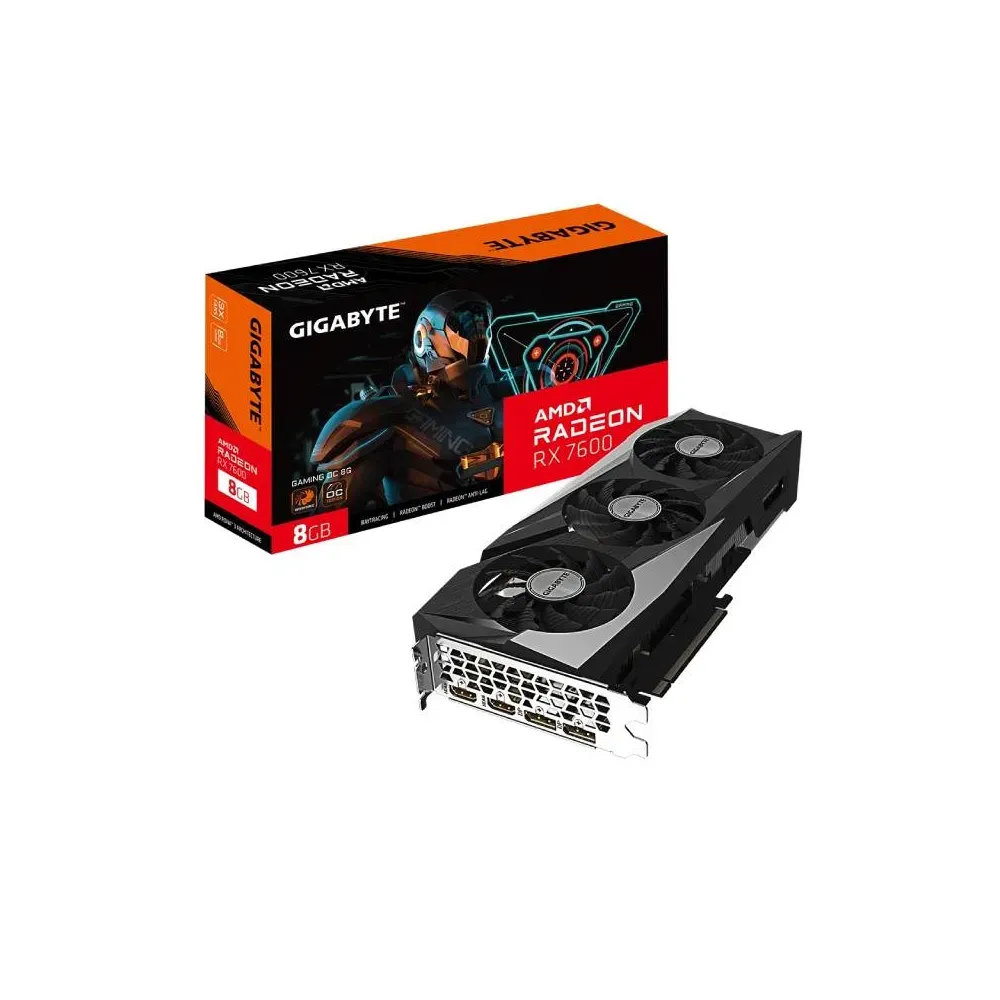 AMD Radeon RX 7600 8GB 128bit GV-R76GAMING OC-8GD