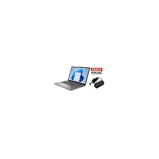 (Ryzen 5) IdeaPad Slim 3 16ARP10 (Luna Grey, Alu Top), 16 WUXGA IPS 300n AG, AMD 6-Core Ryzen 5 7535HS 4.55GHz/19MB, 16GB DDR5,