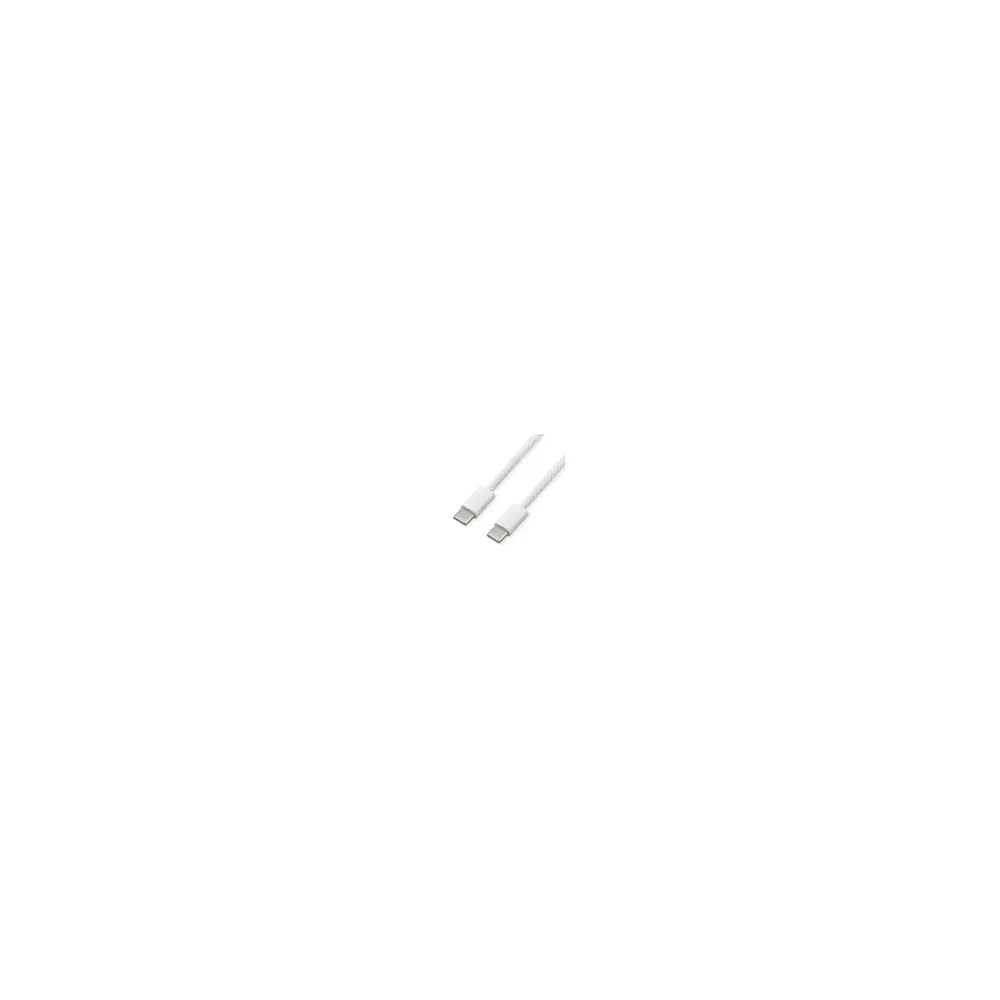 VALUE Cable USB Type C, C–C, M/M, USB 2.0 Hi-Speed 480 Mbit/s 60W, bijeli, 1 m
