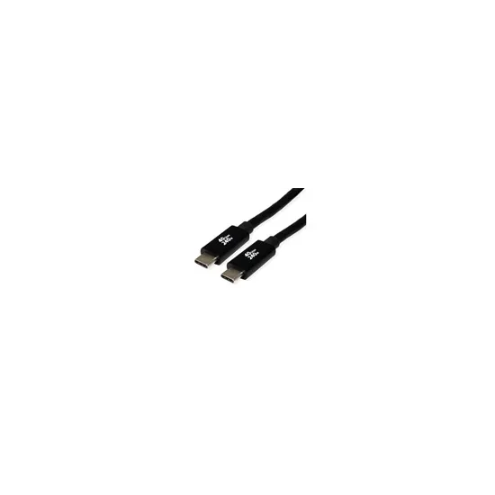 ROLINE USB4 Gen3x2 kabl, C-C, M/M, 8K UHD-2, 40Gbit/s, 240W, 2 m, crni