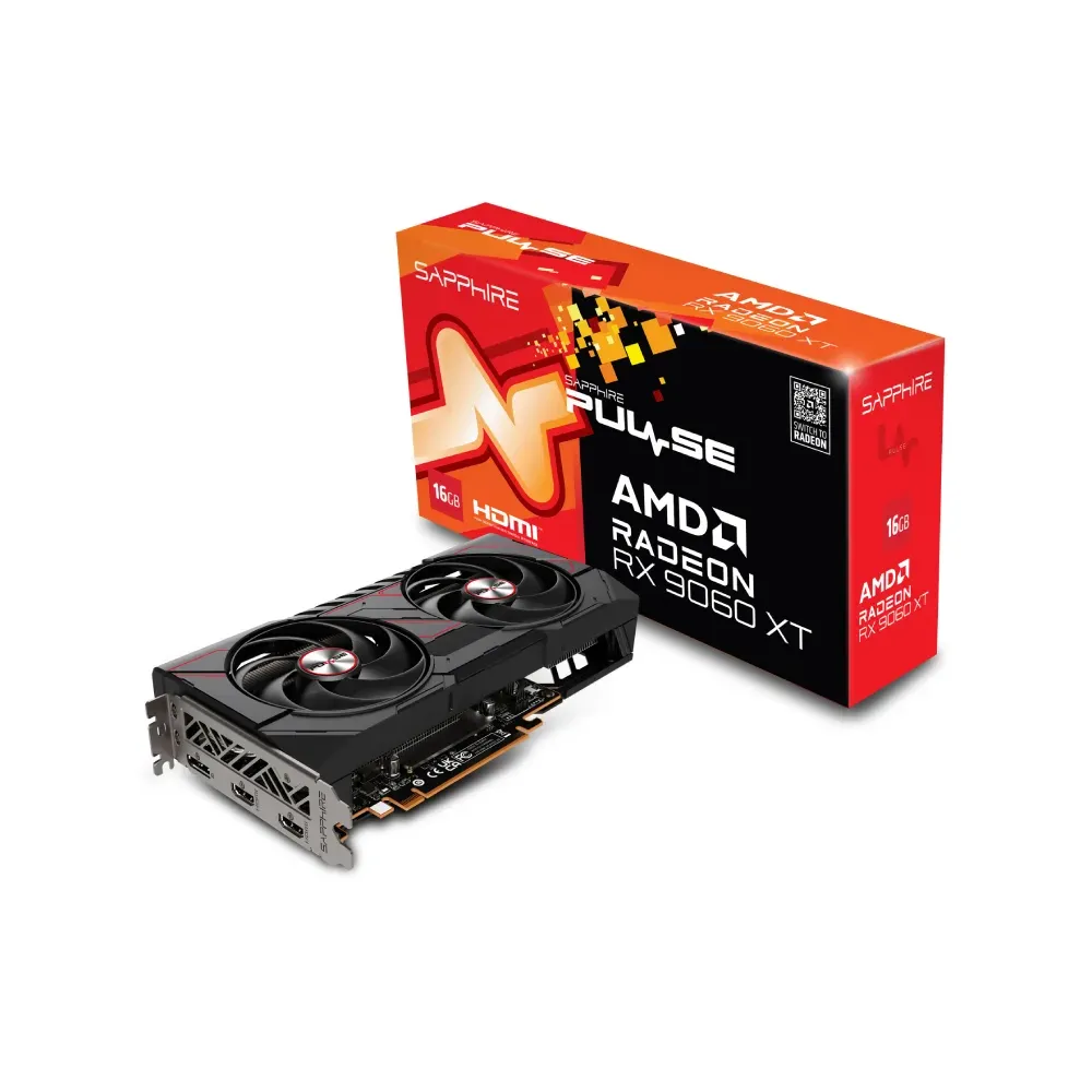 AMD Radeon RX 9060 XT 16GB 128bit PULSE RX 9060 XT GAMING OC 16GB (11350-03-20G)
