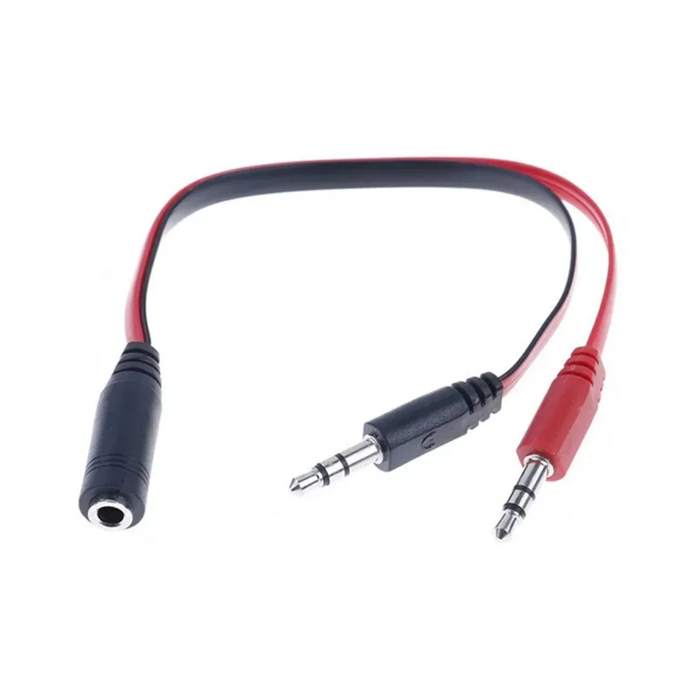 Adapter Audio 3.5mm stereo jack (M) na 2x3.5mm stereo jack (2xM)