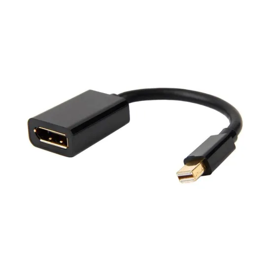 Adapter Mini Display port (M) - Display Port (F) crni