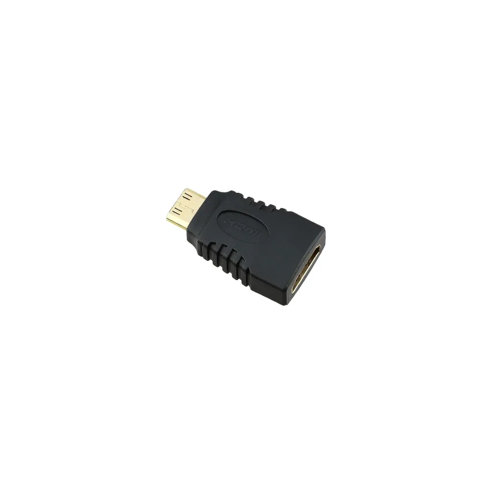 Adapter Mini HDMI (M) - HDMI (F) crni