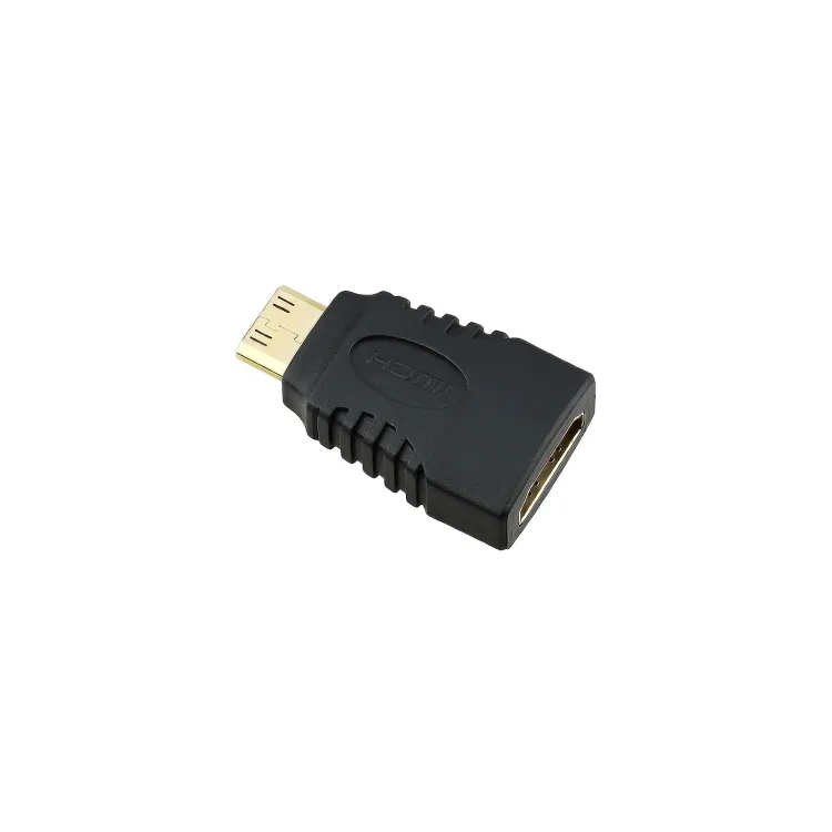 Adapter Mini HDMI (M) - HDMI (F) crni