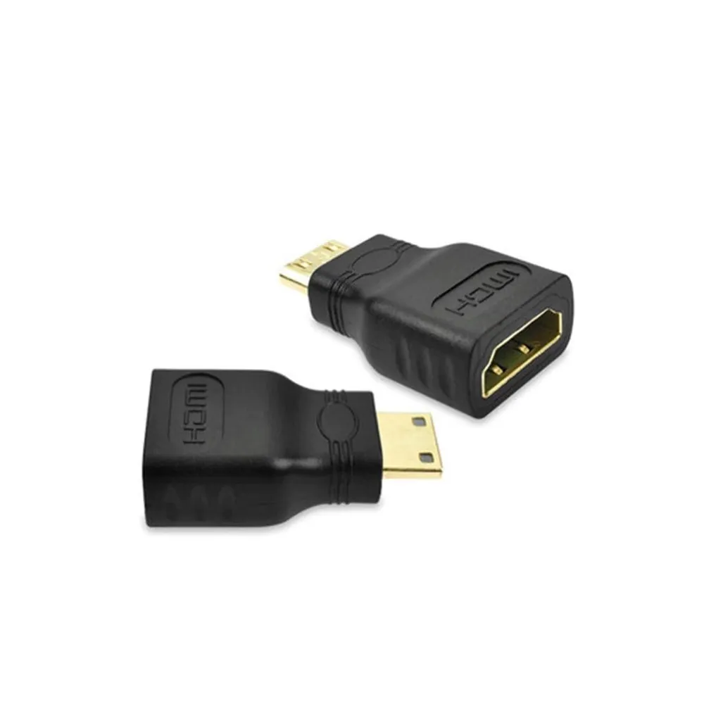 Adapter Mini HDMI (M) - HDMI (F) crni