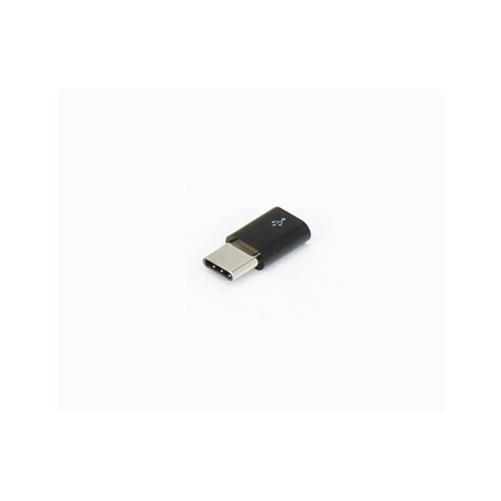 Adapter USB 3.1 tip C (M) - Micro USB (F) crni