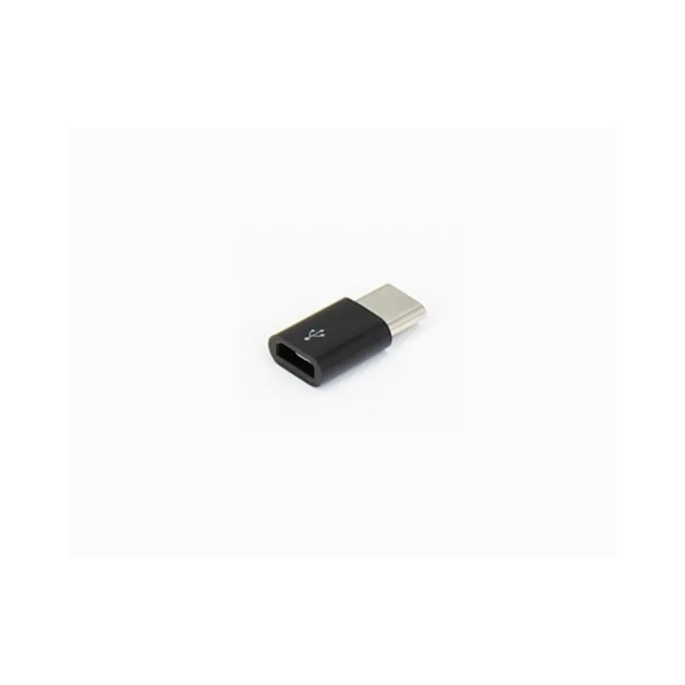 Adapter USB 3.1 tip C (M) - Micro USB (F) crni