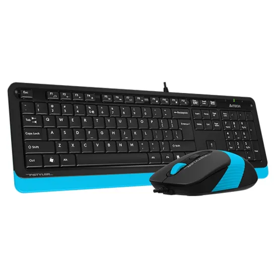 F1010 FSTYLER USB US plava tastatura + USB plavi miš