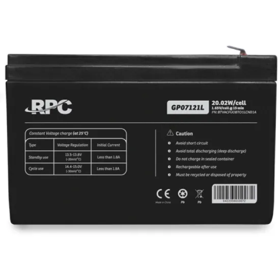 GP07121L baterija za UPS 12V 20.02W (BTVACFUOBTA1LCW01A)