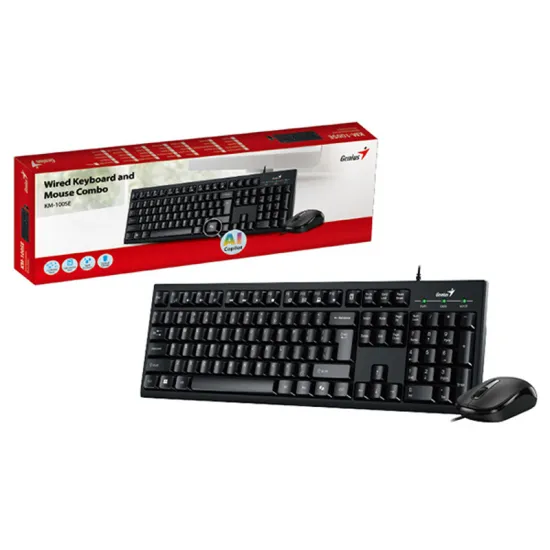 KM-100SE USB YU crna tastatura+ USB crni miš