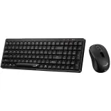LuxeMate Q8100 Wireless USB US crna tastatura + miš
