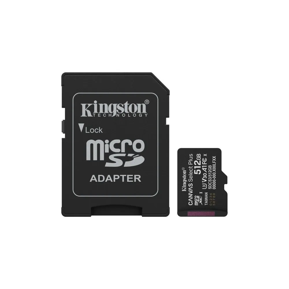 Memorijska kartica U3 V30 A1 SDXC 512GB Canvas Select Plus G3 150R SDCS3/512GB + adapter