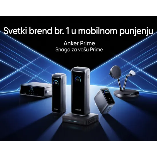 Prime 26250mAh, 300W, Power Bank za laptop crni