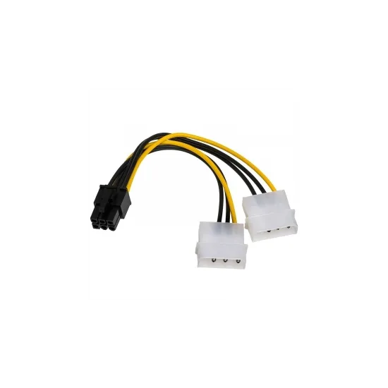 E-GREEN Adapter naponski za PCI-E VGA (6-pin)-2x